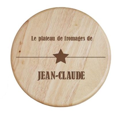 Set à fromage personnalisé pour un Jean-Claude