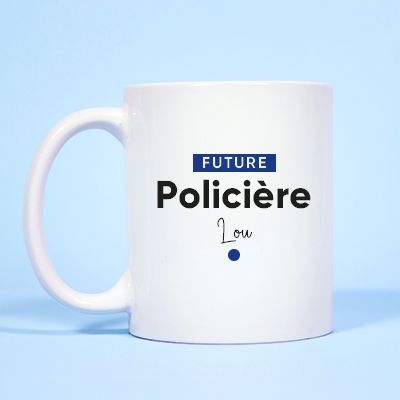 Mug personnalisé - Future policière