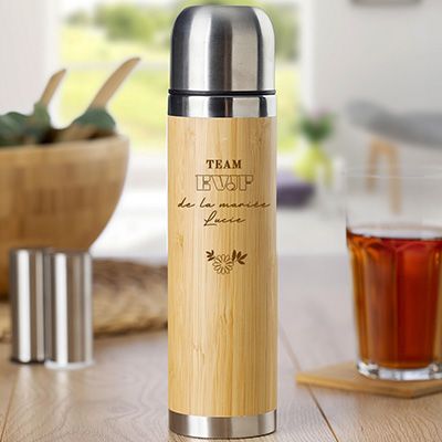 Gourde en bambou personnalisée - EVJF
