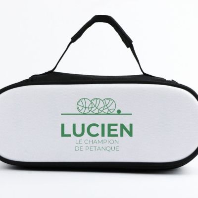 Sacoche de pétanque personnalisée pour un Lucien