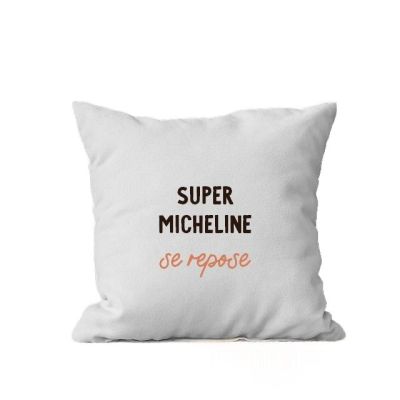Coussin personnalisé pour une Micheline