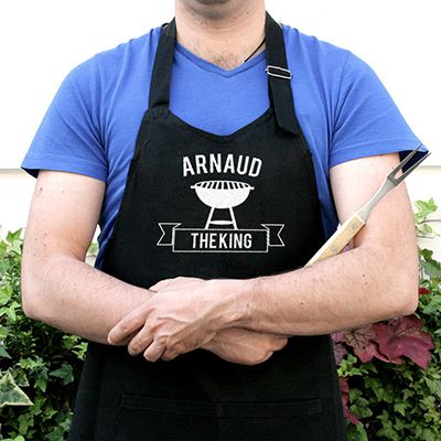 Tablier personnalisé brodé - Barbecue