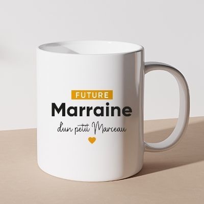 Annonce marraine  Idée cadeau mug demande de marraine