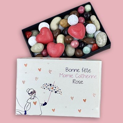 Boîte de chocolats Bonne Fête Mamie