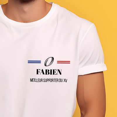 Tee shirt personnalisé homme - Supporter Rugby