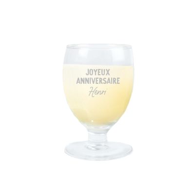 Verre à ricard ballon personnalisé pour un Henri