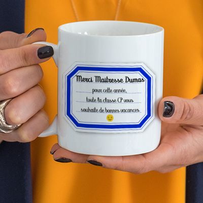 Mug personnalisé remerciements - Maîtresse, Maître et ATSEM
