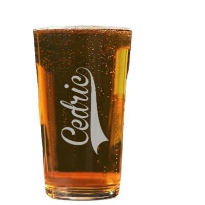 Verre à bière pinte personnalisé pour un Cedric