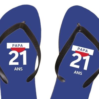 Tongs pastis  papa 21 ans