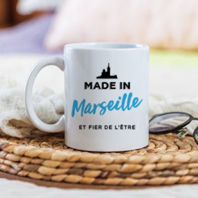 Mug personnalisé région - Made In Marseille