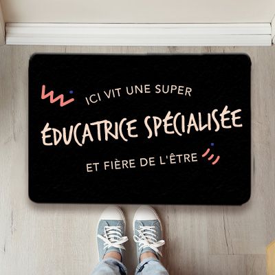 Paillasson personnalisé - Educatrice spécialisée