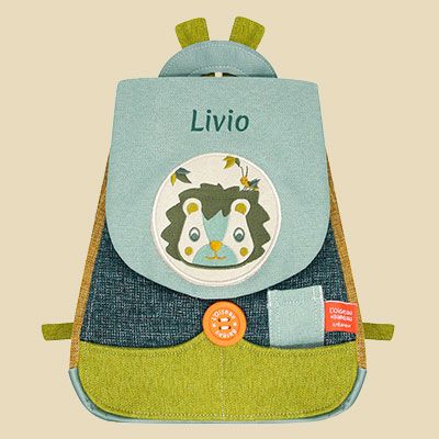 Sac à dos pour enfant personnalisé - Lion Criquet