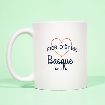 Mug personnalisé - Fier d'être Basque