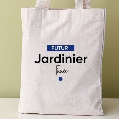 Tote bag personnalisable - Futur jardinier