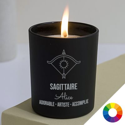 Bougie personnalisable parfumée - Signe Astro