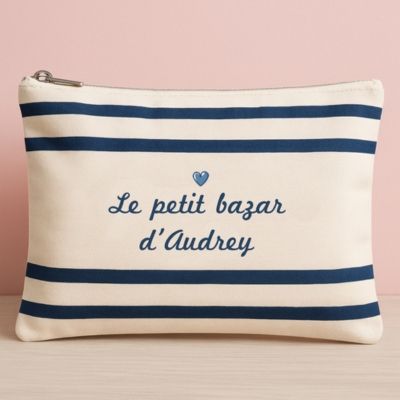 Trousse marinière personnalisable