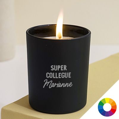 Bougie personnalisée - Message