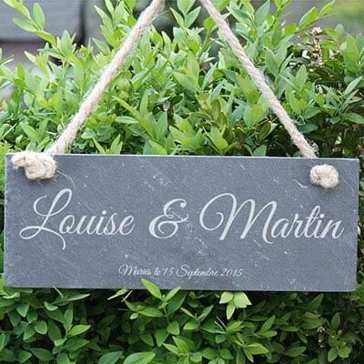 Plaque de porte personnalisée - Prénoms