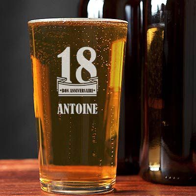 Verre A Biere Anniversaire Ado Cadeaux Com