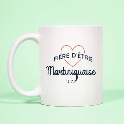 Mug personnalisé - Fière d'être Martiniquaise