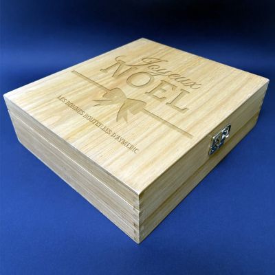 Grand coffret vin personnalisé - Joyeux Noël