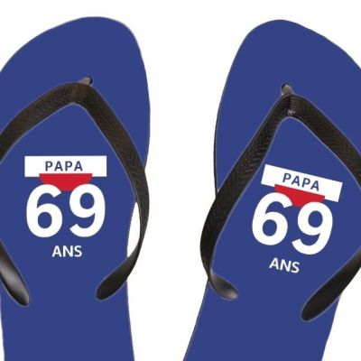 Tongs pastis  papa 69 ans