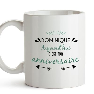 Mug personnalisé pour un Dominique
