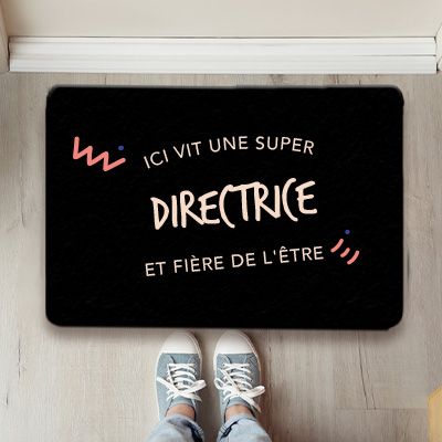 Paillasson personnalisé - Directrice