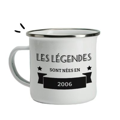 Mug émaillé légendes année 2006