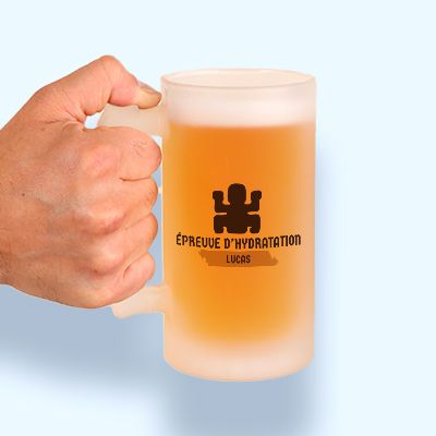 Chope de bière personnalisée - Totem