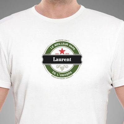 Tee shirt personnalisé homme - Etoile