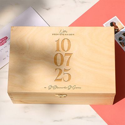 Boite à souvenirs personnalisée - Date Marquante
