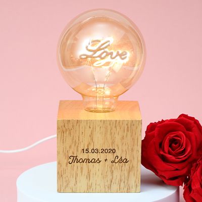 Lampe personnalisée - Love