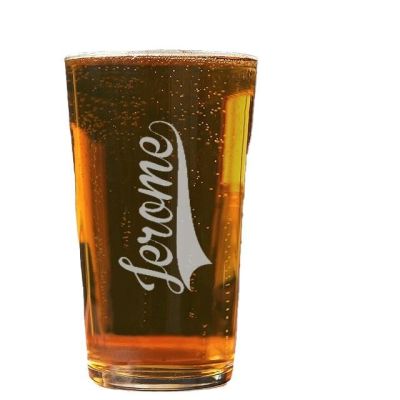 Verre à bière pinte personnalisé pour un Jerome
