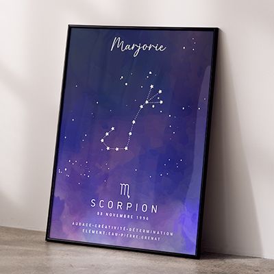 Affiche Astro Scorpion