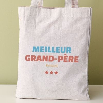 Tote bag personnalisable - Meilleur Papy