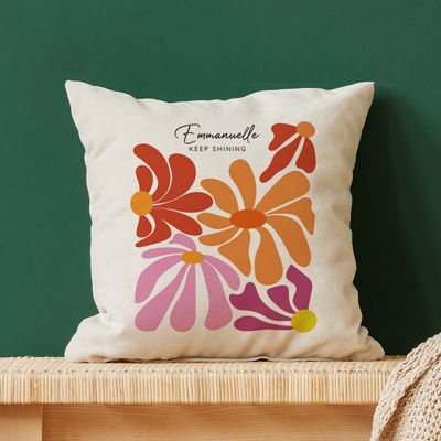 Coussin personnalisé - Botanique