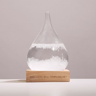 Baromètre Tempête Storm Glass - Message personnalisé