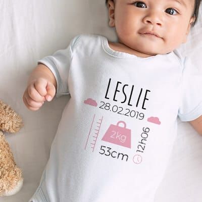 Vetement bébé a personnaliser deals