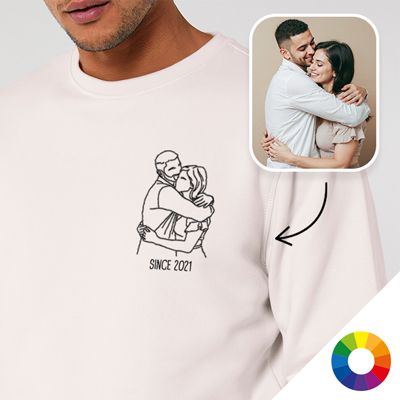 Sweat personnalisé couple