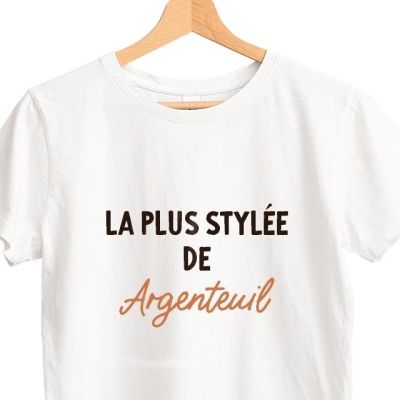 T-shirt femme personnalisé Argenteuil