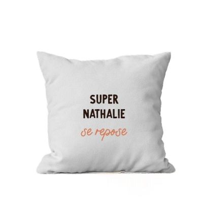 Coussin personnalisé pour une Nathalie