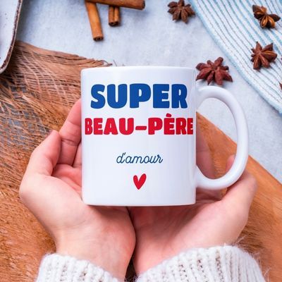 Cadeau beau-père  Idée cadeau de mug meilleur beau-père