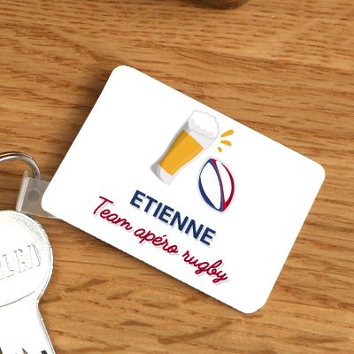 Porte-clés personnalisé - Apéro Rugby