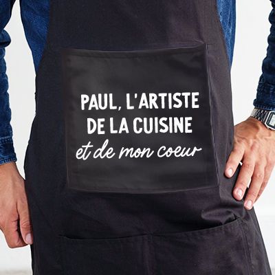 Tablier personnalisé - Message