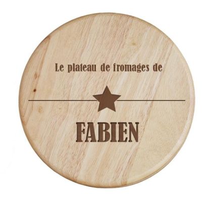 Set à fromage personnalisé pour un Fabien