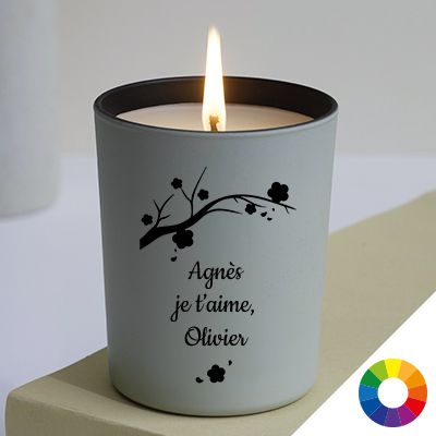 Bougie personnalisable parfumée - un Air de Printemps