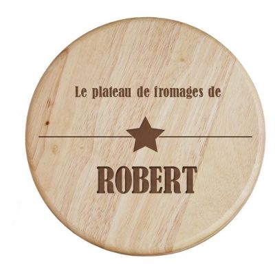 Set à fromage personnalisé pour un Robert