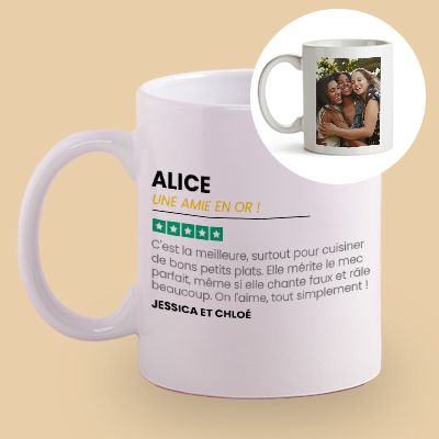 Mug personnalisé prénom - Avis client