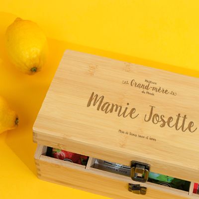 Boîte à thé Meilleure Grand-Mère